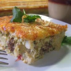 V's Simple Savory Mexican Quiche