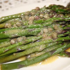 Asparagus With Lemon Caper Vinaigrette