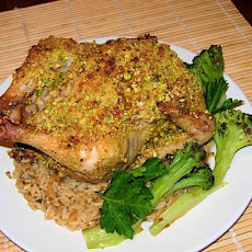 Pistachio Crusted Cornish Game Hens