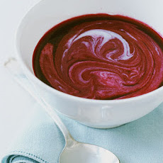 Chilled Blueberry Soup