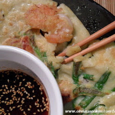 Haemul Pajeon (Korean Seafood Pancake)