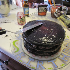 Once in a Blue Moon Chocolate Cake