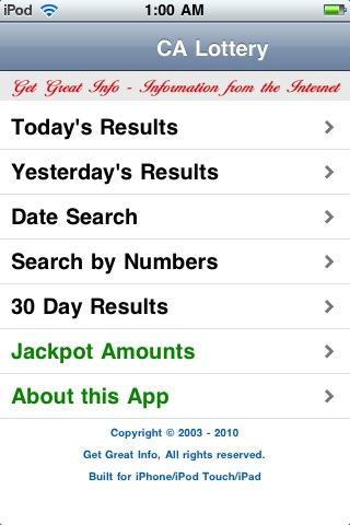 ca lottery super lotto results