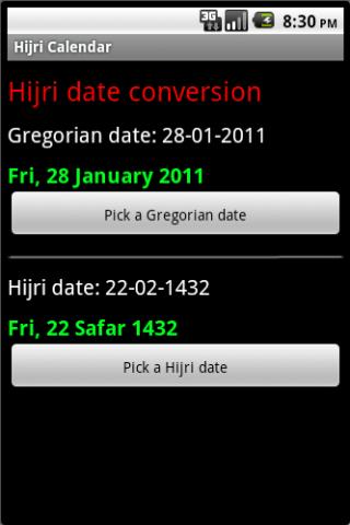 Hijri calendar