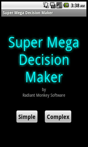 Super Mega Decision Maker
