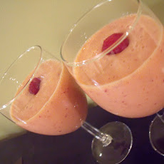 Peach Melba Tofu Smoothie