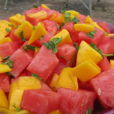 Watermelon Mango Salad
