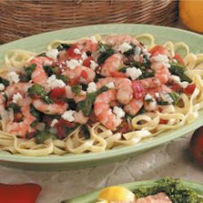 Spicy Shrimp Fettuccine