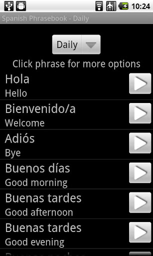 Spanish AUDIO Phrasebook LITE