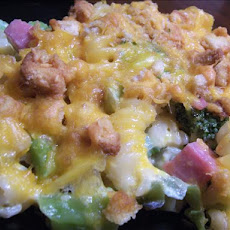 Cheesy Ham & Broccoli Casserole