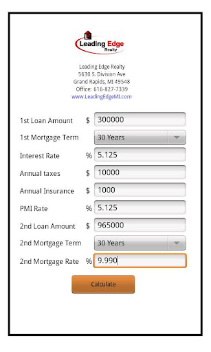 Leading Edge Mortgage Calc.