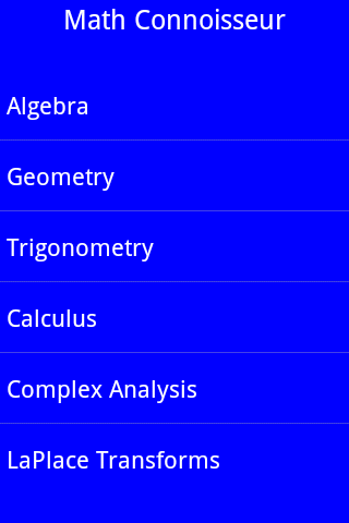 Math Connoisseur