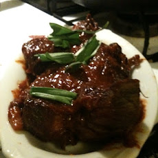 Rhubarb & Wine Barbecue Sauce