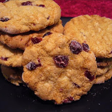 Macadamia Butter/Cranberry Cookies