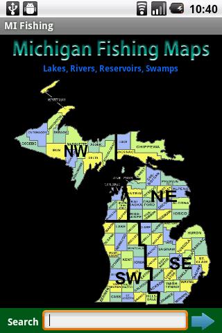 Michigan Fishing Maps - 14K