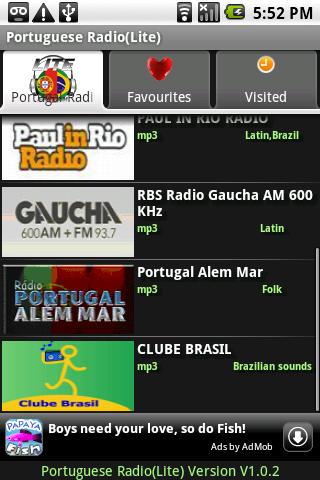 Portuguese Radio Player LITE