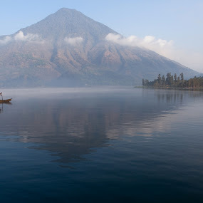 Atitlan Volcano by Shelley O'Connell - Landscape & Nature Mountains & Hills