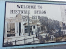 Welcome to Historic Byron Mural
