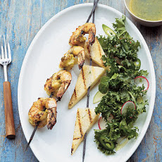 Cilantro-Lime Shrimp Kebabs with Jicama