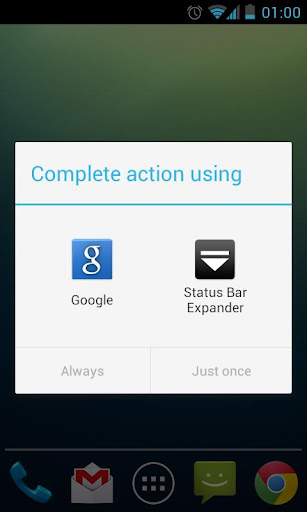Status Bar Expander