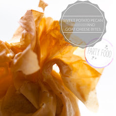 Sweet Potato Pecan and Goat Cheese Bites
