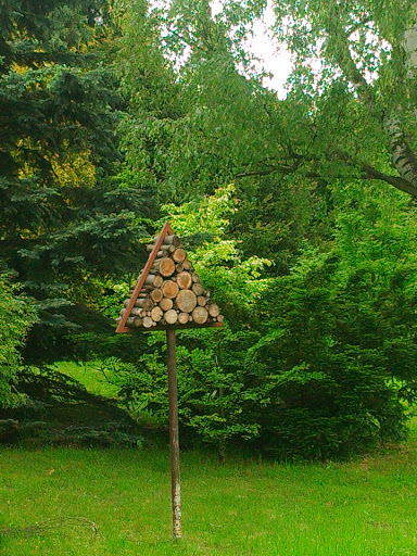 Drewniany pomnik ku czci lasu