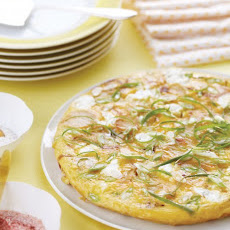 Potato, Scallion, and Goat Cheese Frittata