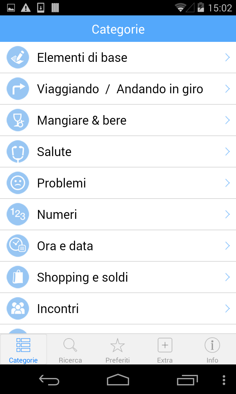 Android application Inglés Traducción con Audio screenshort
