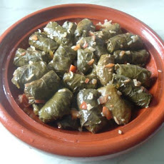 Dolma Dalya - Algerian Tomato & Pepper Stuffed Vine Leaves