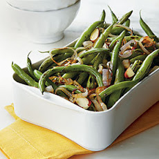 Green Beans with Toasted Almonds and Lemon