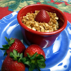 Strawberry Crisp for Two