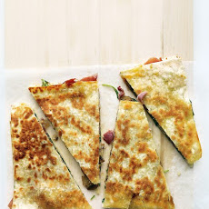 Prosciutto and Mushroom Quesadillas