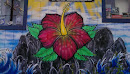 Hibiscus Mural