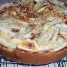 Warm Sour Apple and Buttermilk Torte