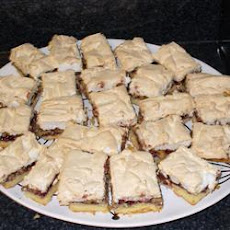 Raspberry Meringue Bars
