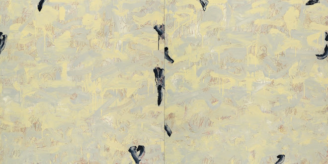 <p>
	<strong>Screen II</strong><br />
	Oil on canvas over panel<br />
	36&quot; x 72&quot; diptych<br />
	2009-2012<br />
	Private collection, Kelowna</p>
