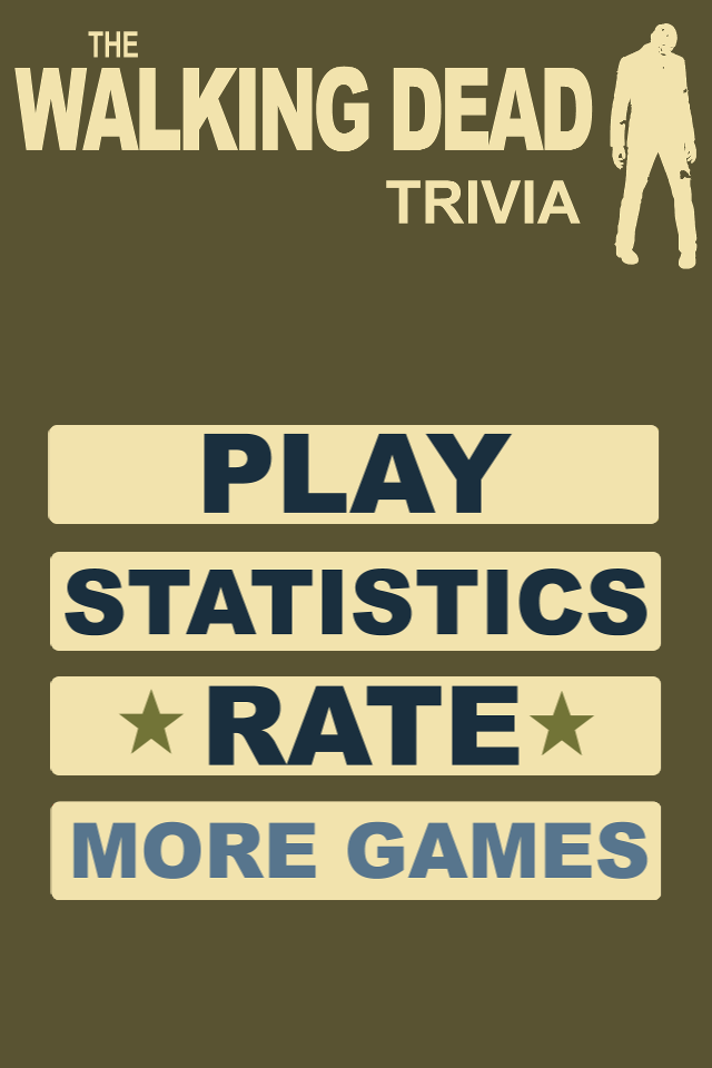 Android application Trivia for The Walking Dead screenshort