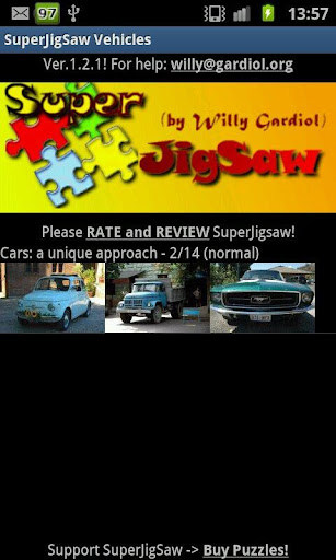 SuperJigSaw vehicles