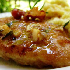 Chicken Cutlets With Bacon, Rosemary and Lemon