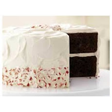 Chocolate-Candy Cane Cake