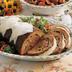 Broccoli Meat Roll (ground beef and ham)