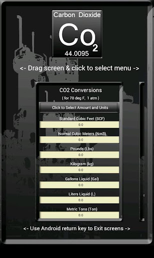 Carbon Dioxide unitCalculator