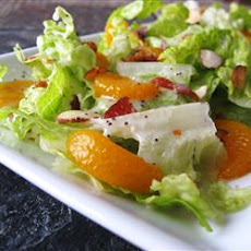 Romaine and Mandarin Orange Salad with Poppy Seed Dressing