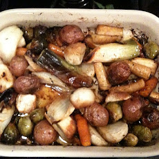 Maple & Balsamic Roasted Root Veggies