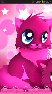 How to install Pink cats theme 4 Go Launcher lastet apk for android