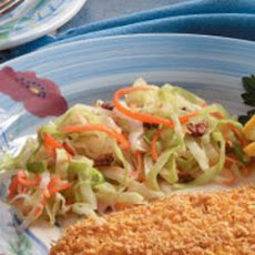 Warm Pecan Cabbage Slaw