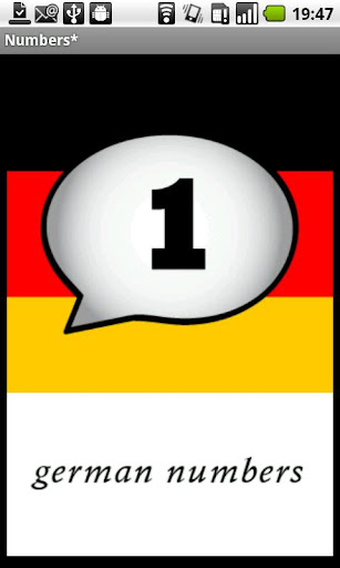 German Numbers Demo