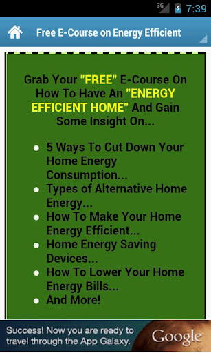 【免費書籍App】Energy Efficient Home!-APP點子