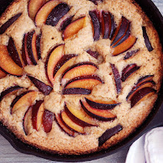 30-Minute Skillet Plum Cake