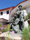 Bronze Statue At Vietnamese Parish Center